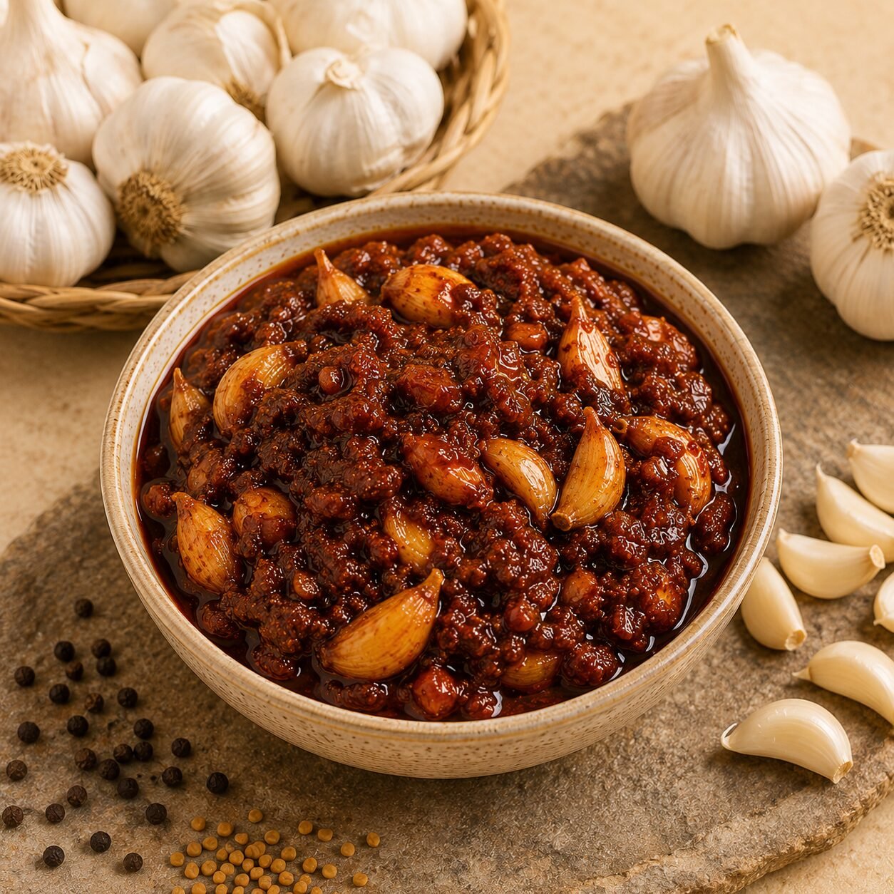 Home Garlic Pickle 2