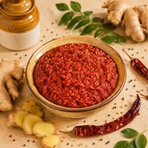 Ginger pickle (అల్లం పచ్చడి)