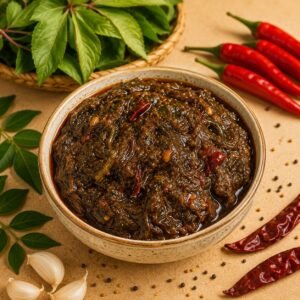 Gongura Red Chilli Pickle (గోంగూర ఎర్ర మిరపకాయ పచ్చడి)