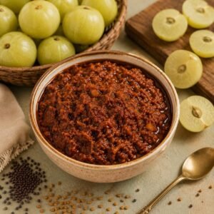Amla Pickle (ఉసిరికాయ తొక్కు)